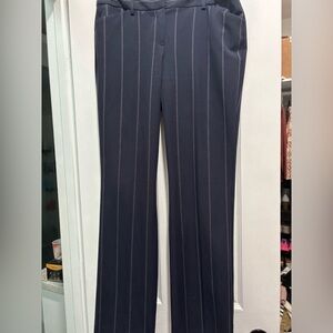 Express navy blue pinstripe dress pants size 8 boot cut
